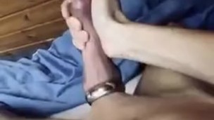 High blowjob cum bed