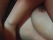 Juicy wet pussy got finggered by boyfriend with blowjob. 