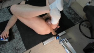 Caged Fucking Machine for Master