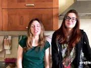 Lesbian Couple Enjoy Some Sexy Grinding 9/16