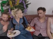 Perverse Xmas Wild Group Sex 1/16