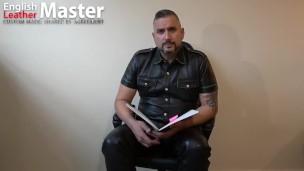 Leather clad boss insults and demotes you for having a tiny penis SPH fantasy PREVIEW