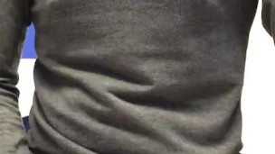 Horny after a long day, I jerk off after work in the toilet - face orgasm