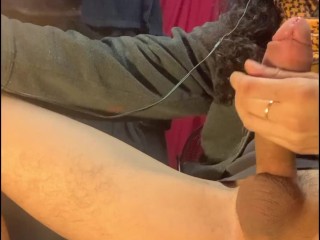 Huge rope of cum shoot straight into the air long big bbc black dick cock latino cum explosion spray