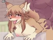 furry animation Doggystyle creampie 13/16