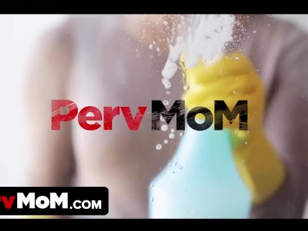 PervMom - Stunning Milf With Perfect Butt Puts On Some Sexy Lingerie And Bangs Her Stepson On Webcam