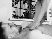 Slow motion sensual couple, facesitting, faceridding, pussy eating 13/16