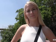 GERMAN SCOUT - SEXY PAWG GIRL SHARON WHITE I PICKUP AND ROUGH STREET CASTING FUCK 2/16