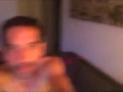 308 (02) - Putain de fille blanche en lingerie satinée (corset, culotte noire, résille, talons) 8/16