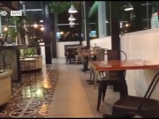 takes out her huge tits while we are in the mall while she is touching her delicious pussy