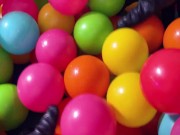 Dominatrix Mara ASMR Leather Pants, Jacket, Gloves + Boots in a Ball Pit [BDSM / Kink]