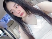 台灣uber載到淫蕩妹子在車上無套幹她再口爆Uber driver meet a horny girl fuck her without condom & Cum in mouth 2/16