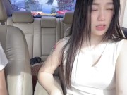 台灣uber載到淫蕩妹子在車上無套幹她再口爆Uber driver meet a horny girl fuck her without condom & Cum in mouth 3/16