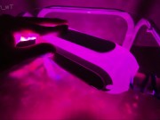 【ASMR/女性向け】ガラスのディルドであなたの一番奥までハメまくる。激しめピストンでイき地獄。【耳舐め/吐息あり】 7/16