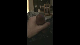 realx and playing with my hard cock to wet cumshot