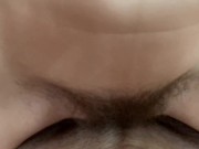 Волосатая киска скачет на члене 2/16