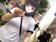 【Ｉカップ変態巨乳女子大生とうふ】ノーブラランニング・新宿歌舞伎町を体操着ブルマでセンター街を疾走したら最後はセキュリティーが現れて・・・💦 11/16