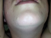 Real POV! Very Hot! Cum in stepsister's chubby lips 10/16