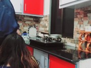 My stepsister Finally Agreed To Fuck In Kitchen While Making Tea 7/16