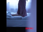 I'm waching on my best friend's sister when she masturbates in her room 12/16