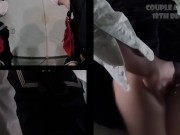 【個人撮影】冬セーラーを着たまま手とおもちゃでイキまくっちゃいました【美少女・黒髪・色白・コスプレ・着衣・手マン・バイブ・制服・素人】 7/16