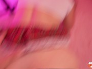 Redhead Student With Big Tits Playful Sucks, Doggystyle Fuck and Swallows Cum 9/16