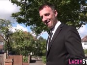 Mature gilf gags on cock deepthroating 1/16