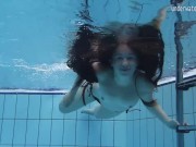 Swimming naked and horny undressing teens in the pool 13/16