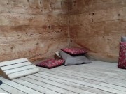 Squirt orgasm in the public Sauna! Wet Pussy and Ass Fingered front a stranger - MissCreamy 1/16