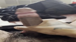 Black Amateur stroking Bbc