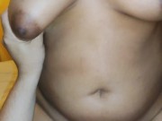 POV - Busty Latina beggs for my milk and I cumshoot on her body