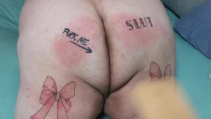 Mistress Spanks my Ass! I Almost Cry!