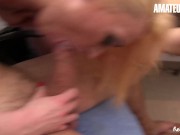 AMATEUREURO - Mature Ladies Share Cock In Hardcore Office Threesome 14/16