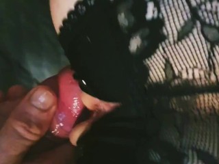 Step Sis Said Just The Tip.. (Then DRAINS My BALLS)