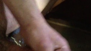 After smelling her black panties - Super Hard Cock Cums Quick with Cumshot