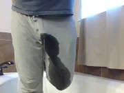 Pissing Pajama Pants before showing Nonstop 16/16