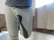 Pissing Pajama Pants before showing Nonstop 4/16