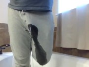 Pissing Pajama Pants before showing Nonstop 8/16