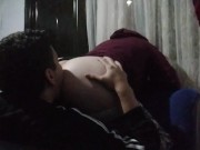 I fuck my sister-in-law on the armchair while my wife rests in her room 4/16