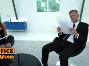 itsPOV - Office babe Lana Roy in deal closing threeway 5/16