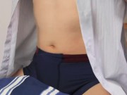【ノーハンド射精】乳首を弄りながらオナニーが気持ちいい日本人男性 - Screenshot 9 of 16 - オナニー