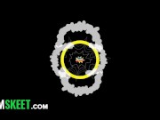 Titty Attack - Busty Ebony Teen Gives Boobjob Before Getting Fucked Hard 1/16