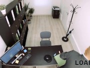 LOAN4K. Desperate girl comes to loan office where manager fucks her 2/16