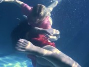 Swimming pool hottest lesbos ever touching and undressing 7/16