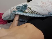 Cumshot on legging 5/16