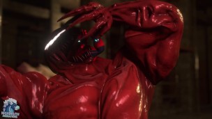 POWER UP Carnage hyper muscle growth animation