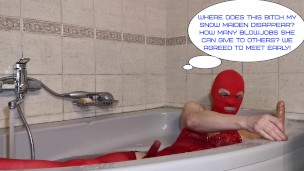 Depraved Santa Relaxes after XMas - Nylon Lingerie Studio