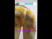 Girl stinky farts in Leggins 4/16