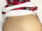 【個人撮影】サンタコスの彼女にハメ撮り〈素人・スマホ撮影〉 - Screenshot 9 of 16 - Gonzo