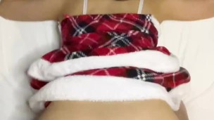【個人撮影】サンタコスの彼女にハメ撮り〈素人・スマホ撮影〉